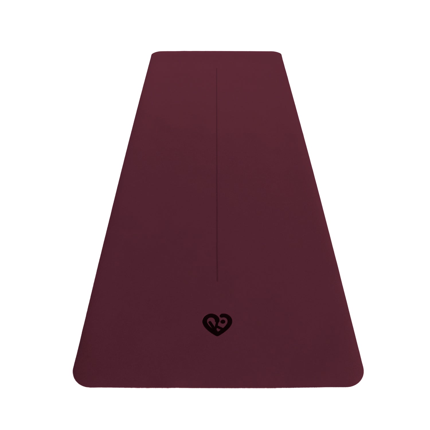Red Natural Rubber Yoga Mat from Kinen