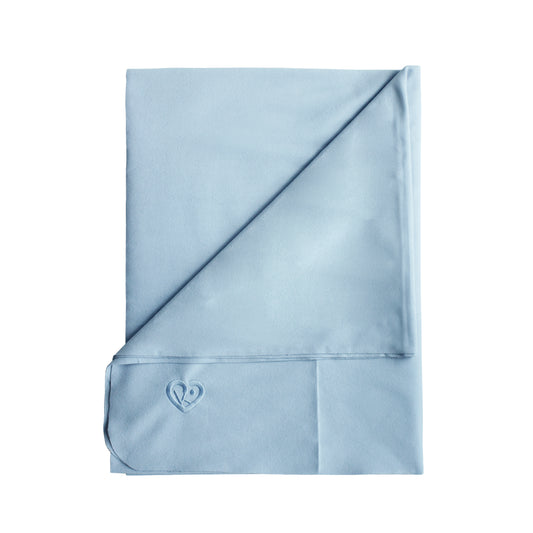 Suade Micro Fiber Light Blue Yoga mat towel